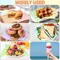 240Pcs Macaron Color Wax Paper Sheet 6 Color Easter Food Wrapping Tissue Sandwich Wrapping Paper Colorful Deli Paper Basket Liner for Spring Home Restaurant Kitchen Baking Party Supplies